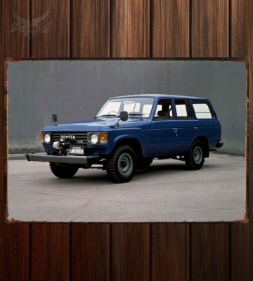 Металлическая табличка Toyota Land Cruiser 60 STD JP-spec (HJ60V)